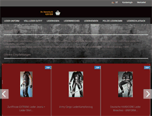 Tablet Screenshot of leather-men.de